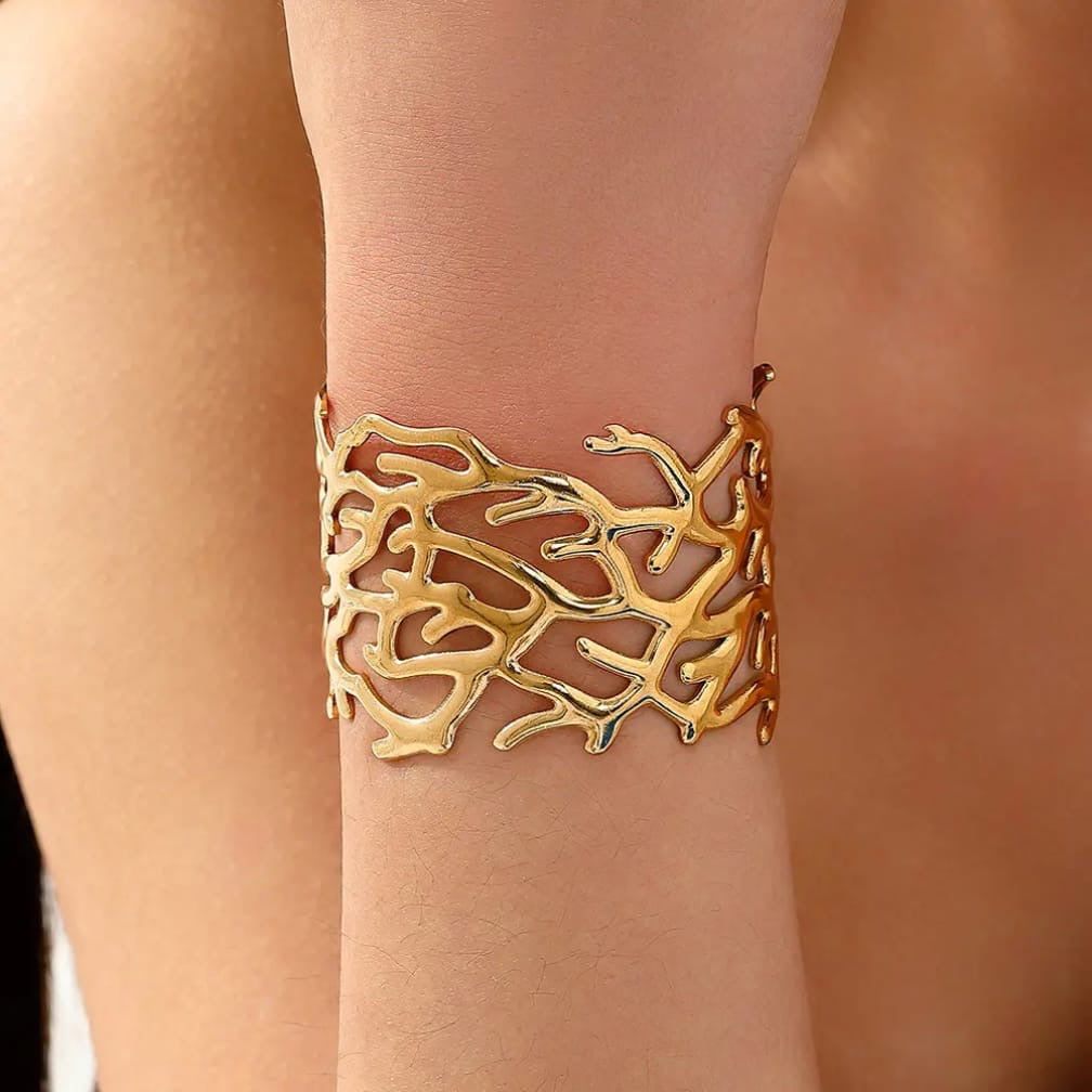 Gold Cuff Bracelet