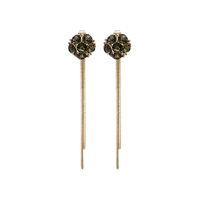 Copper stud earring