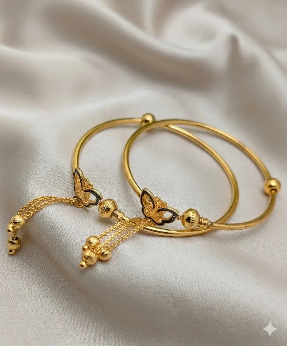 Two Pcs Butterfly bangles Set