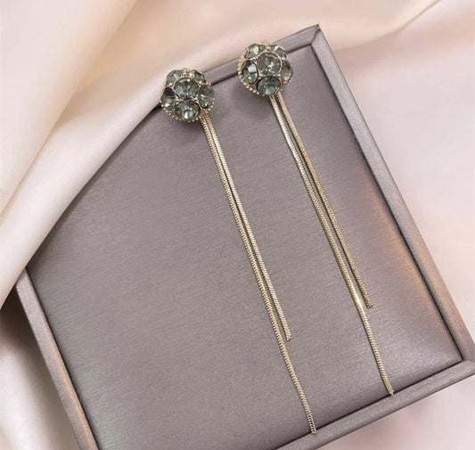 Copper stud earring
