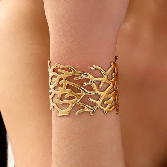 Gold Cuff Bracelet