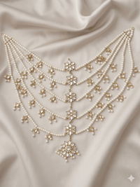 5_Layer Shesha Kundan Mathapatti - Milaaf Jewellers