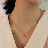 Gold-Plated Locket (key to my heart)
