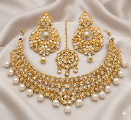 Zarcon Gold Necklace Set