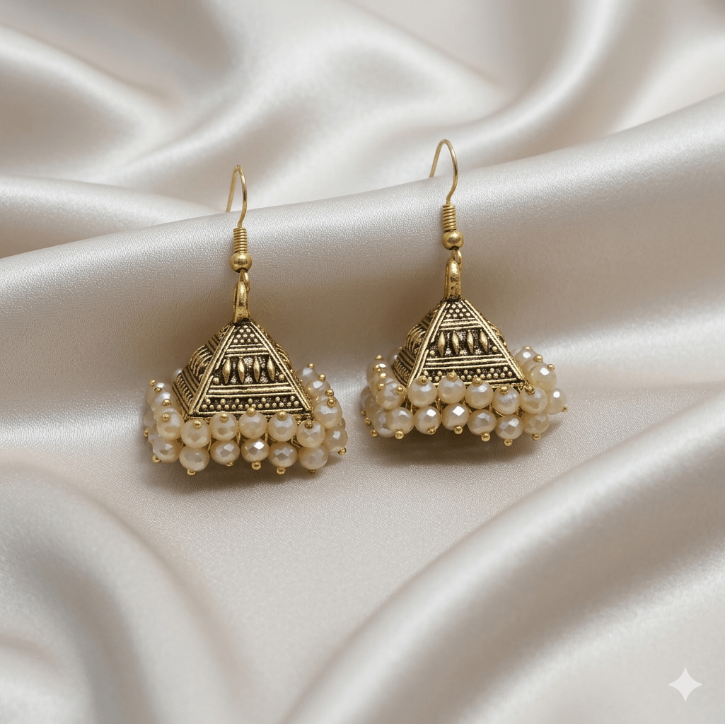 Atique jhumki - Milaaf Jewellers