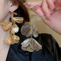 Gold carly flower earring - Milaaf Jewellers
