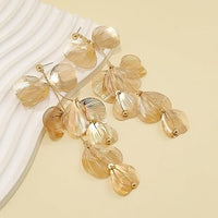 Gold carly flower earring - Milaaf Jewellers