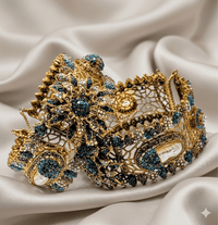 Luxury Mother of Pearl Openable Bangles (Set of 2) - Milaaf Jewellers