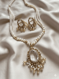 Pearl Mala Pendant Set - Milaaf Jewellers