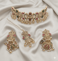 Polki Bridel Jewellery Set - Milaaf Jewellers