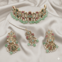 Polki Bridel Jewellery Set - Milaaf Jewellers