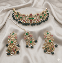 Polki Bridel Jewellery Set - Milaaf Jewellers