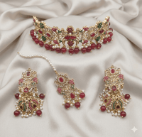 Polki Bridel Jewellery Set - Milaaf Jewellers