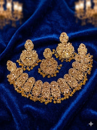 Zircon Jewelry Set: Crystal Beads Necklace & Earrings - Milaaf Jewellers